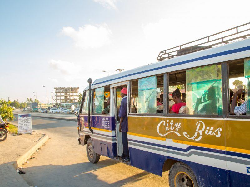 Image of bus in Dar Es Salaam
